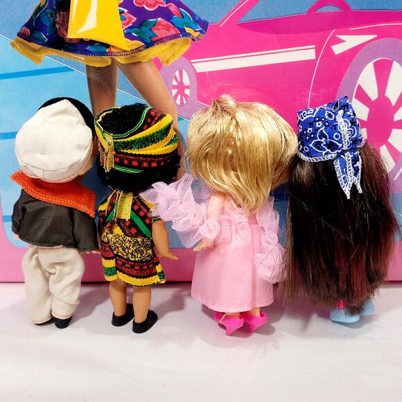 Kelly Club Doll Lot Pilot Tommy Dressed Up Kelly Biker Belinda Kwanzaa Keeya 90s - Picture 4 of 4